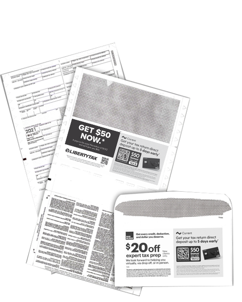 sample of 2022 envelopes and forms